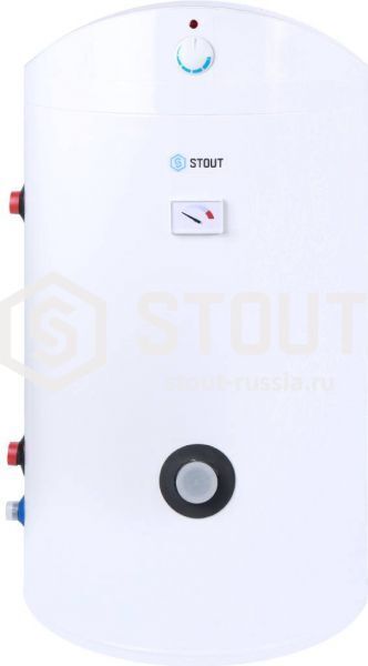 Бойлер косвенного нагрева 100л настенный 24 кВт STOUT (Hajdu), с ТЭН 2,4 кВт 1