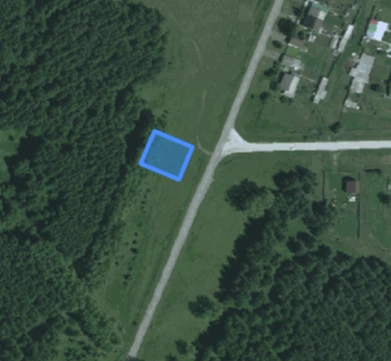 Земельный участок в п.Октябрьский, 20 мин до Бийска, 1044 м2 