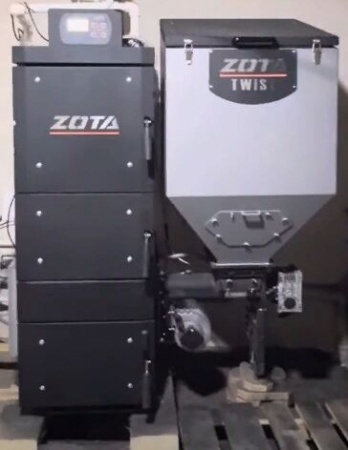 Автоматический котел Zota Twist Plus 15 кВт твердотопливный фото 4
