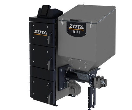 Автоматический котел Zota Twist Plus 25 кВт твердотопливный