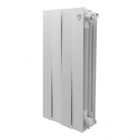 Дизайнерский радиатор биметаллический Royal Thermo Piano Forte 500/Bianco Traffico 500/4 секции, 0,75 кВт