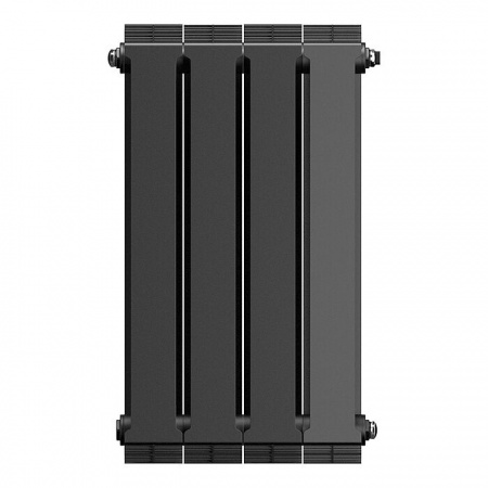 Дизайнерский радиатор биметаллический Royal Thermo Piano Forte 500/Noir Sable 500/4 секции, 0,75 кВт фото 3