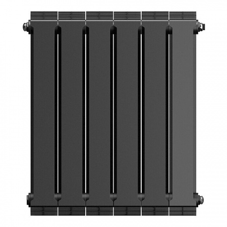 Дизайнерский радиатор биметаллический Royal Thermo Piano Forte 500/Noir Sable 500/8 секций, 1,51 кВт фото 3