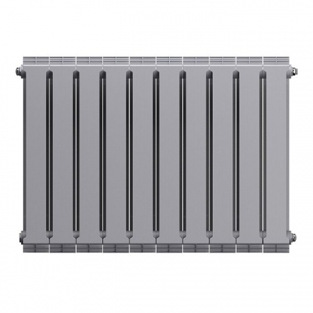 Дизайнерский радиатор биметаллический Royal Thermo Piano Forte 500/Silver Satin 500/10 секций, 1,8 кВт фото 3