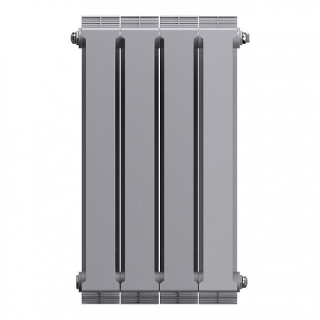 Дизайнерский радиатор биметаллический Royal Thermo Piano Forte 500/Silver Satin 500/4 секции, 0,72 кВт фото 3