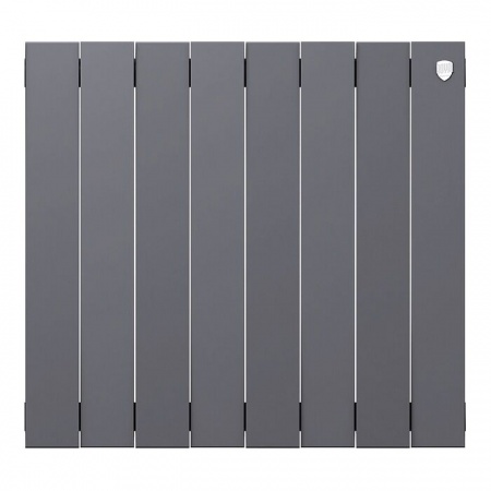 Дизайнерский радиатор биметаллический Royal Thermo Piano Forte 500/Silver Satin 500/8 секции, 1,44 кВт фото 2
