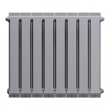 Дизайнерский радиатор биметаллический Royal Thermo Piano Forte 500/Silver Satin 500/8 секции, 1,44 кВт фото 3