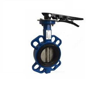 Затвор дисковый поворотный DN100 PN10/16 межфланцевый, диск чугун, EPDM, рукоятка BENARMO