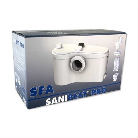 Канализационная станция SFA SANIBEST PRO для унитаза и умывальника, 4 входа, 7 м напор, 1,1 кВт фото 10
