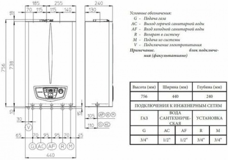 Конвекционный газовый котел Immergas Eolo Mythos 10 2R, двухконтурный на 100м2 фото 20