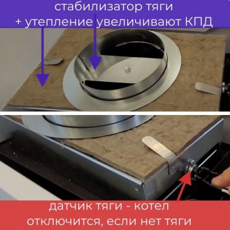 Котел газовый 15,5 квт с автоматикой АОГВ-15.5-1 «Газовик» Лемакс одноконтурный энергонезависимый фото 6
