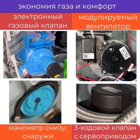 Котел газовый настенный World Alpha-13 двухконтурный Kiturami (Ю.Корея) 13кВт на 130м2 фото 6