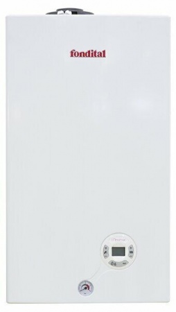 Котел газовый настенный двухконтурный FONDITAL MINORCA CTFS 15, 15 кВт, стальной теплообменник, с термостатом + дымоход фото 5