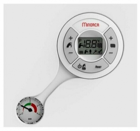 Котел газовый настенный двухконтурный FONDITAL MINORCA CTFS 15, 15 кВт, стальной теплообменник, с термостатом + дымоход фото 6
