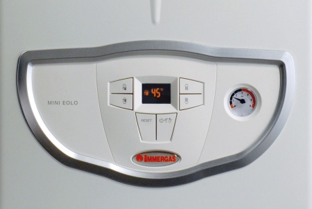Котел газовый настенный Иммергаз Eolo Mini 28 3E 28кВт двухконтурный на 240м2, насос Грундфос + дымоход в подарок фото 5