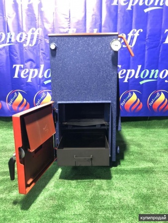 Котел длительного горения твердотопливный Teplonoff Ultra 16 кВт, до 12 часов горения, до 80% КПД, до 160 м2 фото 20