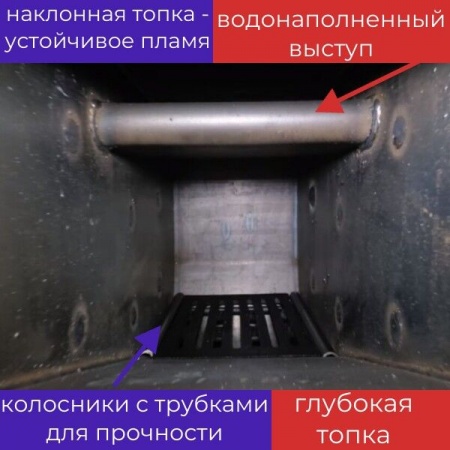 Котел на твердом топливе Каракан 12 ТПЭ 3, 12 кВт с плитой фото 10