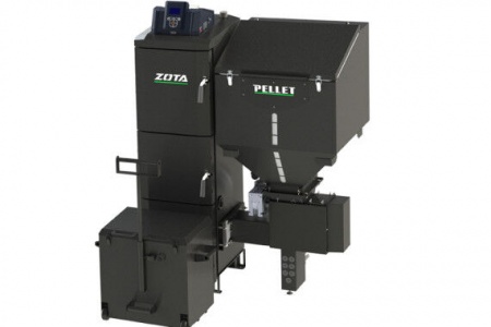 Котел пеллетный Zota Pellet Black 105S. 105 кВт, твердотопливный фото 2