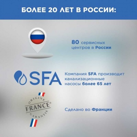 Насос санитарный SFA SANIPRO, для унитаза, 4 входа фото 12