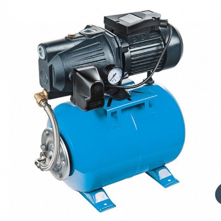 Насосная станция автоматическая 600 Вт, h 8м, , UNIPUMP AUTO JET 80 L, 50л\мин, 38м напор, бак 24л