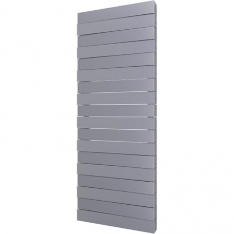Радиатор вертикальный дизайнерский биметаллический Royal Thermo Piano Forte Tower 500/Silver Satin 500/18 секций, 3,4кВт