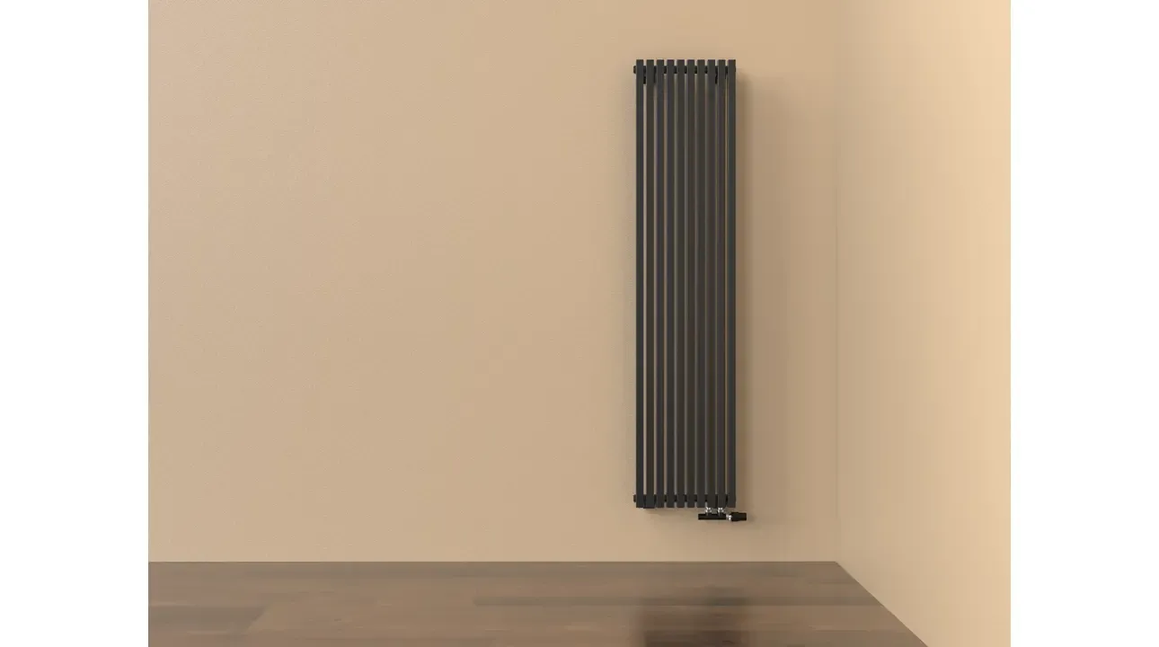 Радиатор трубчатый стальной QUADRUM 50 V 1750 - 8 секций Кофейный Муар фото 5