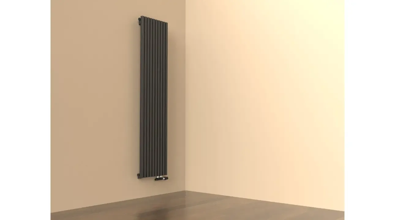 Радиатор трубчатый стальной QUADRUM 50 V 1750 - 8 секций Кофейный Муар фото 7