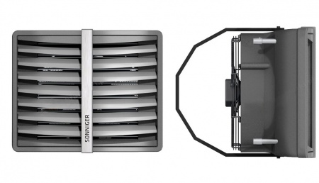Тепловентилятор водяной SONNIGER CR ONE Mini AC (5-25 кВт) с консолью фото 6