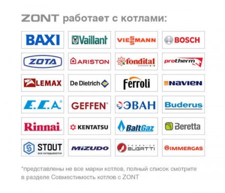 Термостат GSM и Wi-Fi ZONT H-1V NEW, GSM через смс и Wi-Fi приложение фото 3