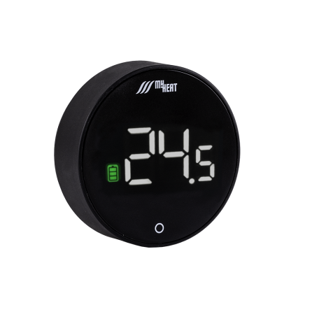 Термостат комнатный MyHeat беспроводной (черный)