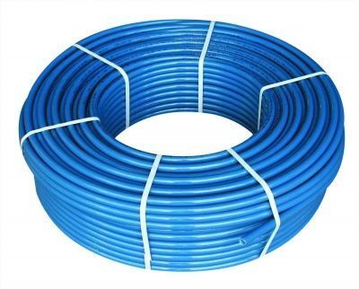 Труба PE-RT KAN-therm с кислородным барьером 16x2.0 Blue Floor c EVOH (бухта 200м)