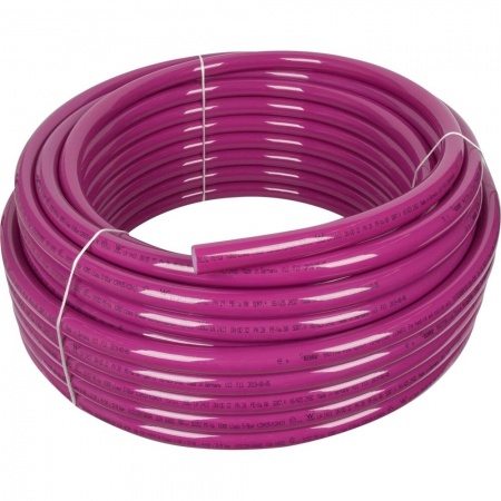 Труба PEXa 16*2.2 REHAU RAUTITAN Pink PLUS (120 м) лиловая с кислородным барьером фото 2