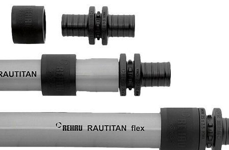 Труба PEXa 32*4,4 REHAU Flex RAUTITAN (50м) с кислородным барьером, серая
