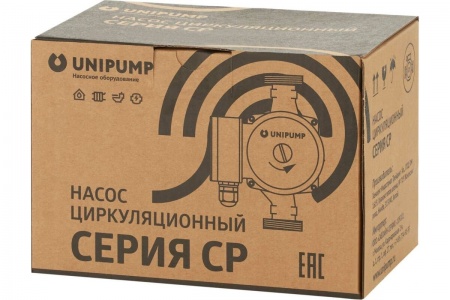 Циркуляционный насос UNIPUMP CP 32-60 180 мм с гайками, напор 6 м, диаметр 32мм, расход 53 л\мин, 3 скорости, 81257 фото 3