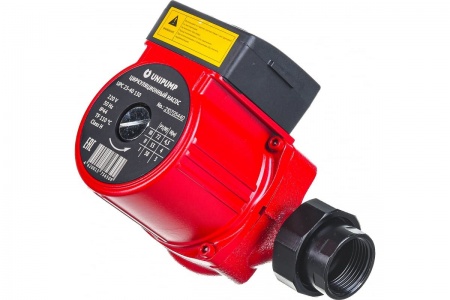 Циркуляционный насос Unipump UPС 25-40 130 мм с гайками, напор 4 м, диаметр 25мм, расход 58 л\мин, 3 скорости, 95772 фото 2
