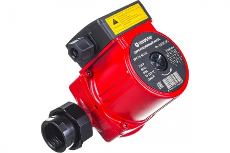 Циркуляционный насос Unipump UPС 25-40 130 мм с гайками, напор 4 м, диаметр 25мм, расход 58 л\мин, 3 скорости, 95772 фото 3