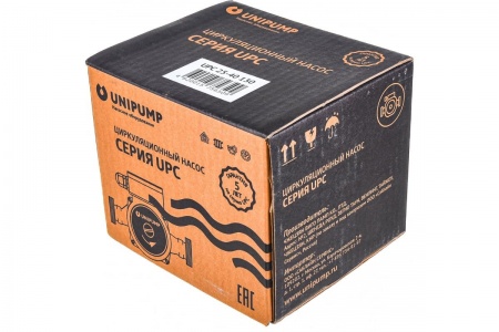 Циркуляционный насос Unipump UPС 25-40 130 мм с гайками, напор 4 м, диаметр 25мм, расход 58 л\мин, 3 скорости, 95772 фото 5