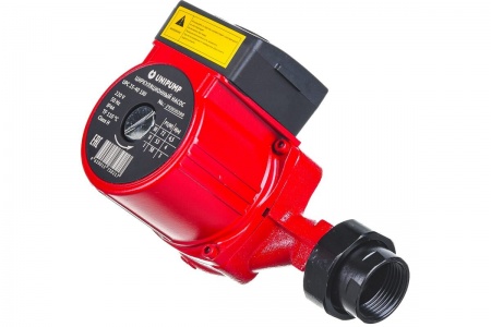 Циркуляционный насос Unipump UPС 25-40 180 мм с гайками, напор 4 м, диаметр 25мм, расход 58 л\мин, 3 скорости, 53843 фото 2