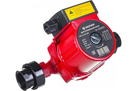 Циркуляционный насос Unipump UPС 25-60 180 мм с гайками, напор 6 м, диаметр 25мм, расход 63 л\мин, 3 скорости, 50058 фото 3